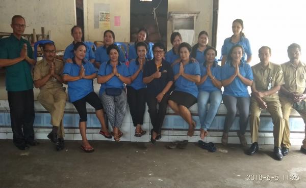 Anjangsana kadis koperasi Program Peningkatan Kualitas dan Produktivitas Tenaga Kerja, kegiatannya P